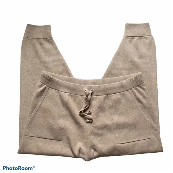 New ANN TAYLOR The Sweater Jogger Pant Tan XXL 557009 - Picture 6 of 13
